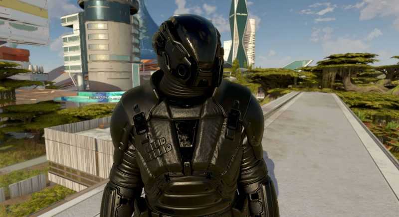 All Black Deepseeker Spacesuit
