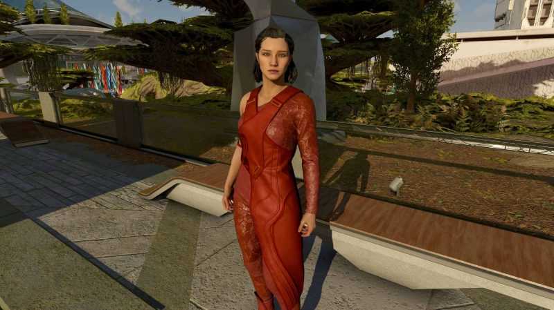 Andreja’s Crimson Dress