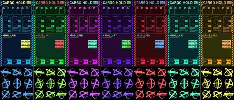 Armillary and Cargo Screen Colour