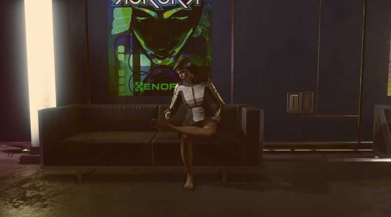 Better neon nightlife skirt