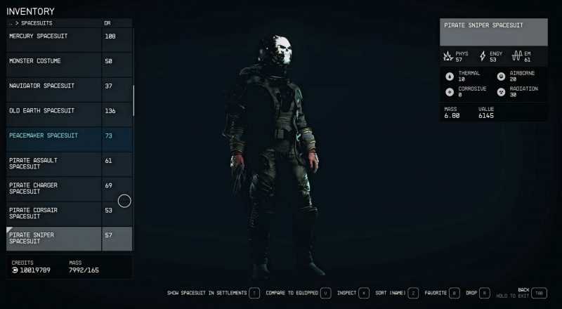 Black Pirate Spacesuits