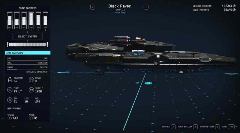 Black Raven Spaceship