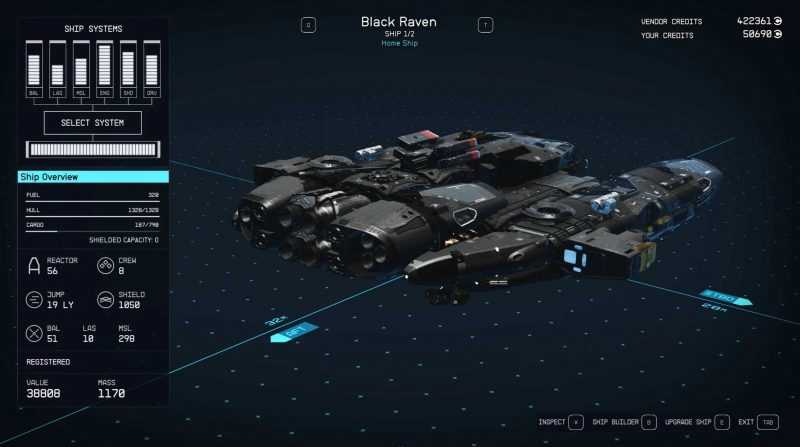 Black Raven Spaceship