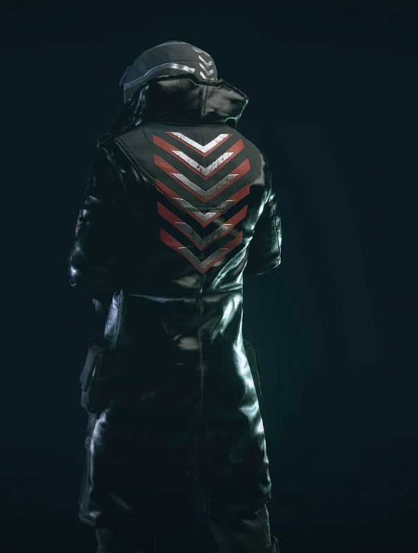 Black Striker Maskwear Outfit