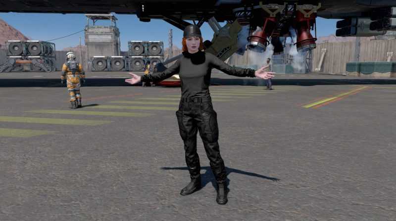Black Urban Operator Outfit and Operator leatherwear