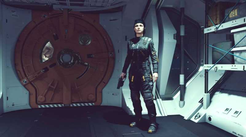 Black Yellow Utility Flight Suit with OPA Emblem