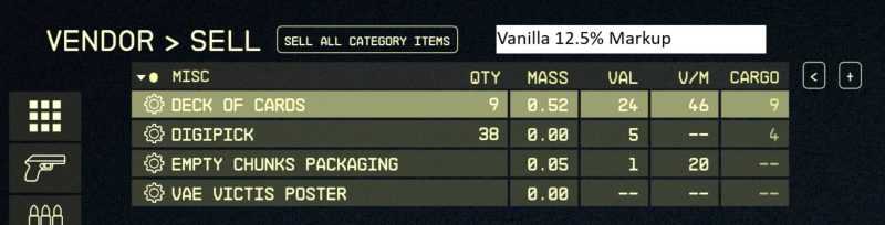 CCR – Vendor Settings