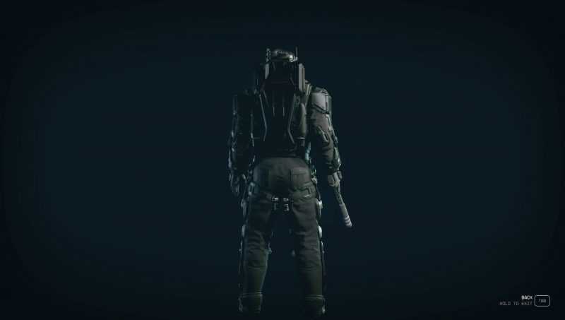 Ecliptic Space Suit – Black and Silver