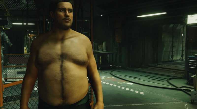 Hairy Chest for men of Starfield (4k)