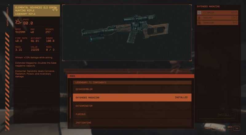Legendary Modifications