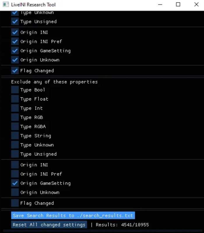 LiveINI – Setting Datamining Tool