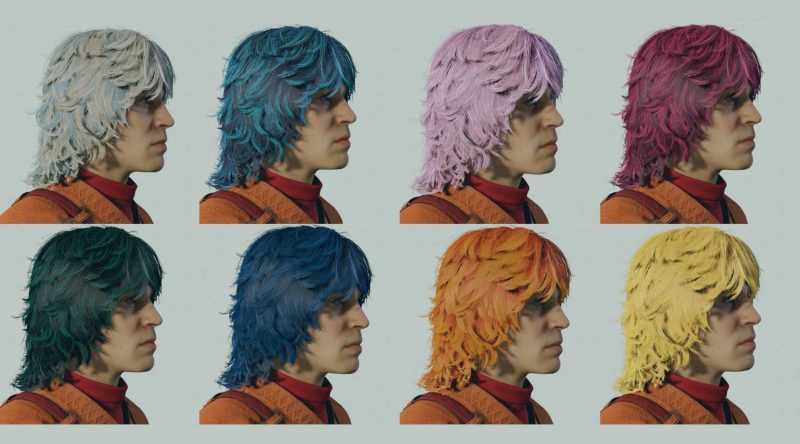 Mania – Unnatural Hair colour edits