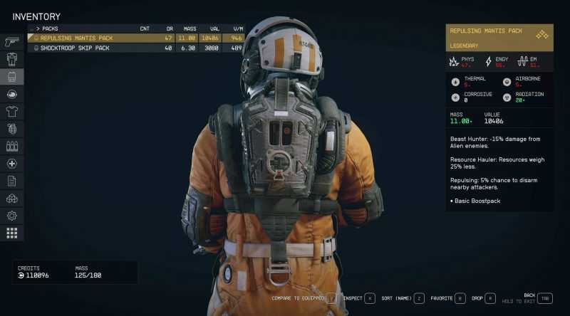 Mantis Spacesuit Ground Crew Replacement