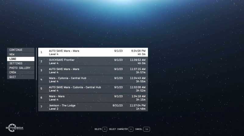 Minimalist Main Menu