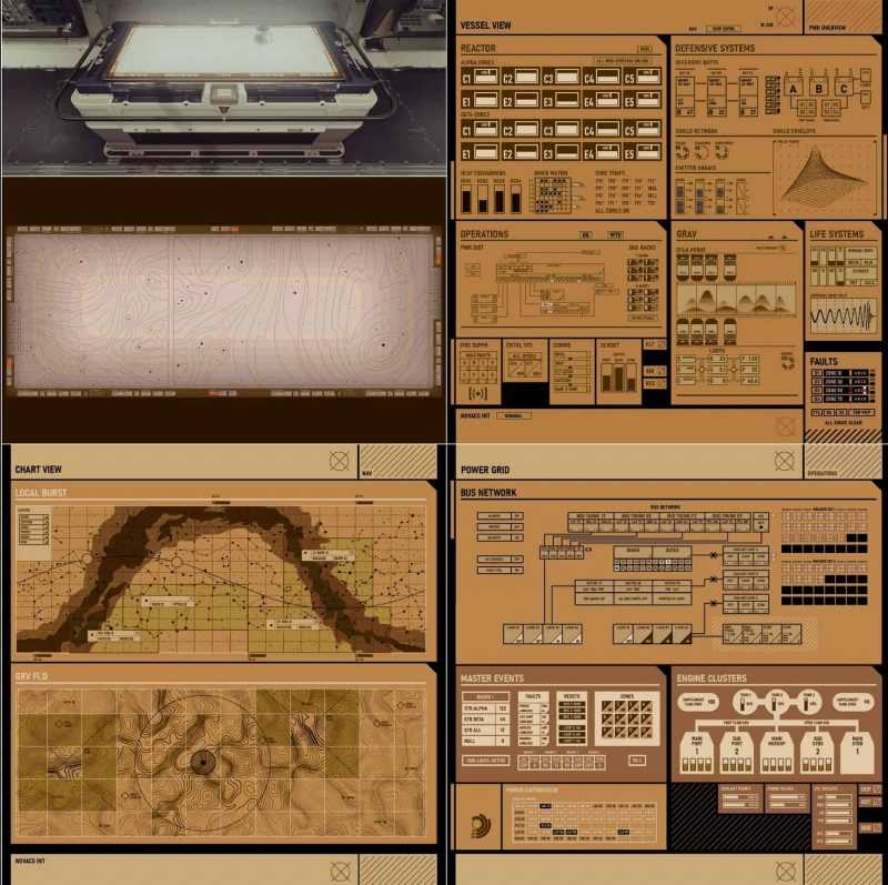 Navigation Console Screen Colour