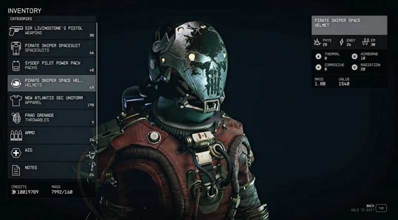 Punisher Logo for the Pirate Sniper Space Helmet