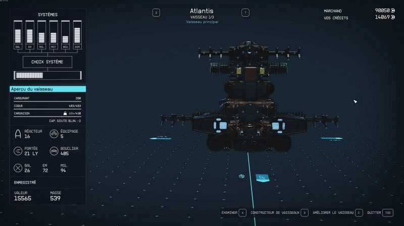 Ship Atlantis Captain Harlock (albator)