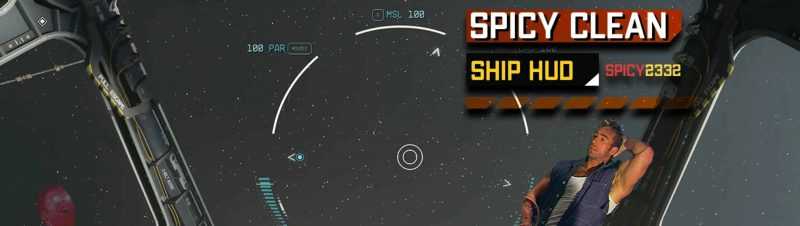 Spicy Clean Ship HUD