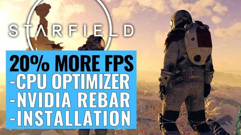 Starfield Performance Tweaks – 20 percent more FPS with the same quality