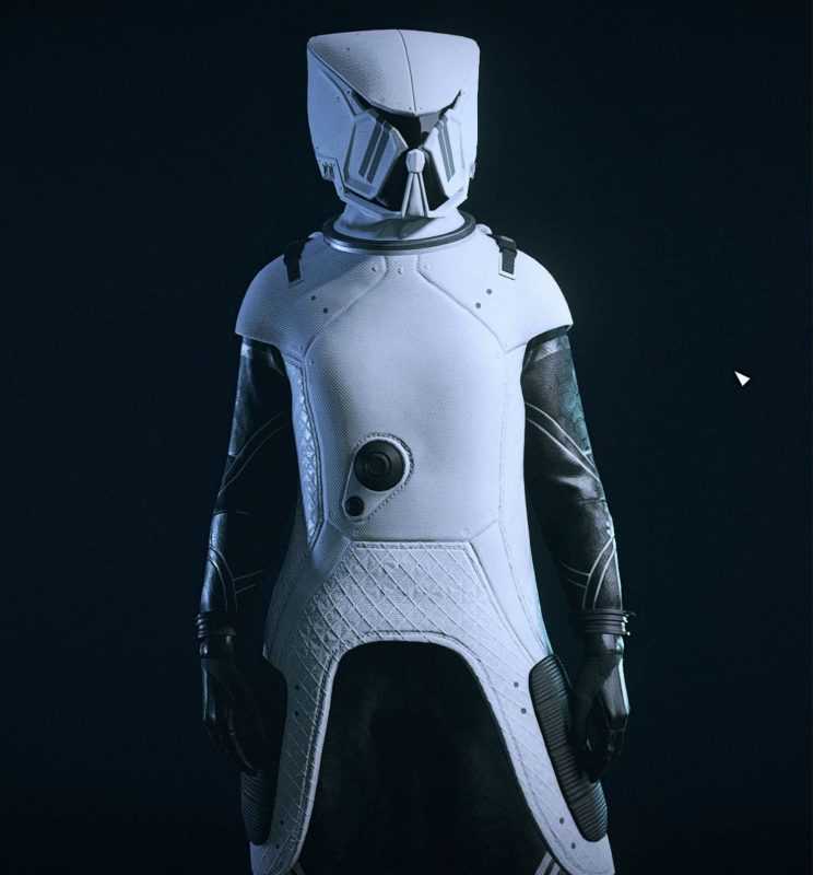 True White and Black Mantis Armor