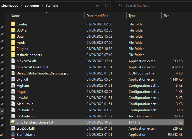 Increased Ship Transfer Distance
