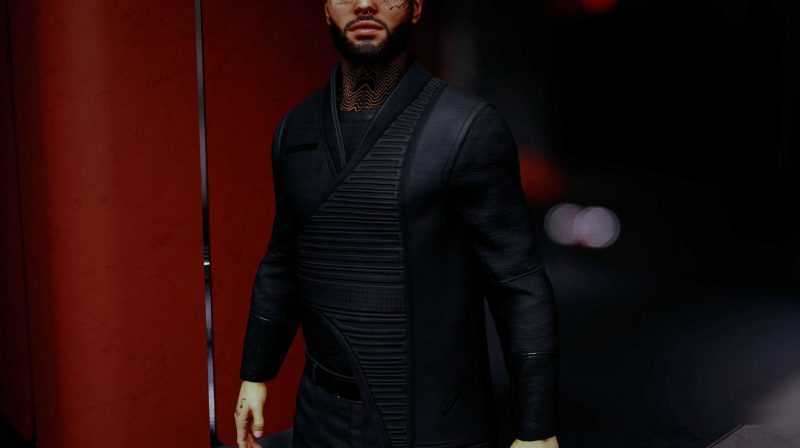 4K – Ryujin Fitted Bussines Suit – Black Retexture
