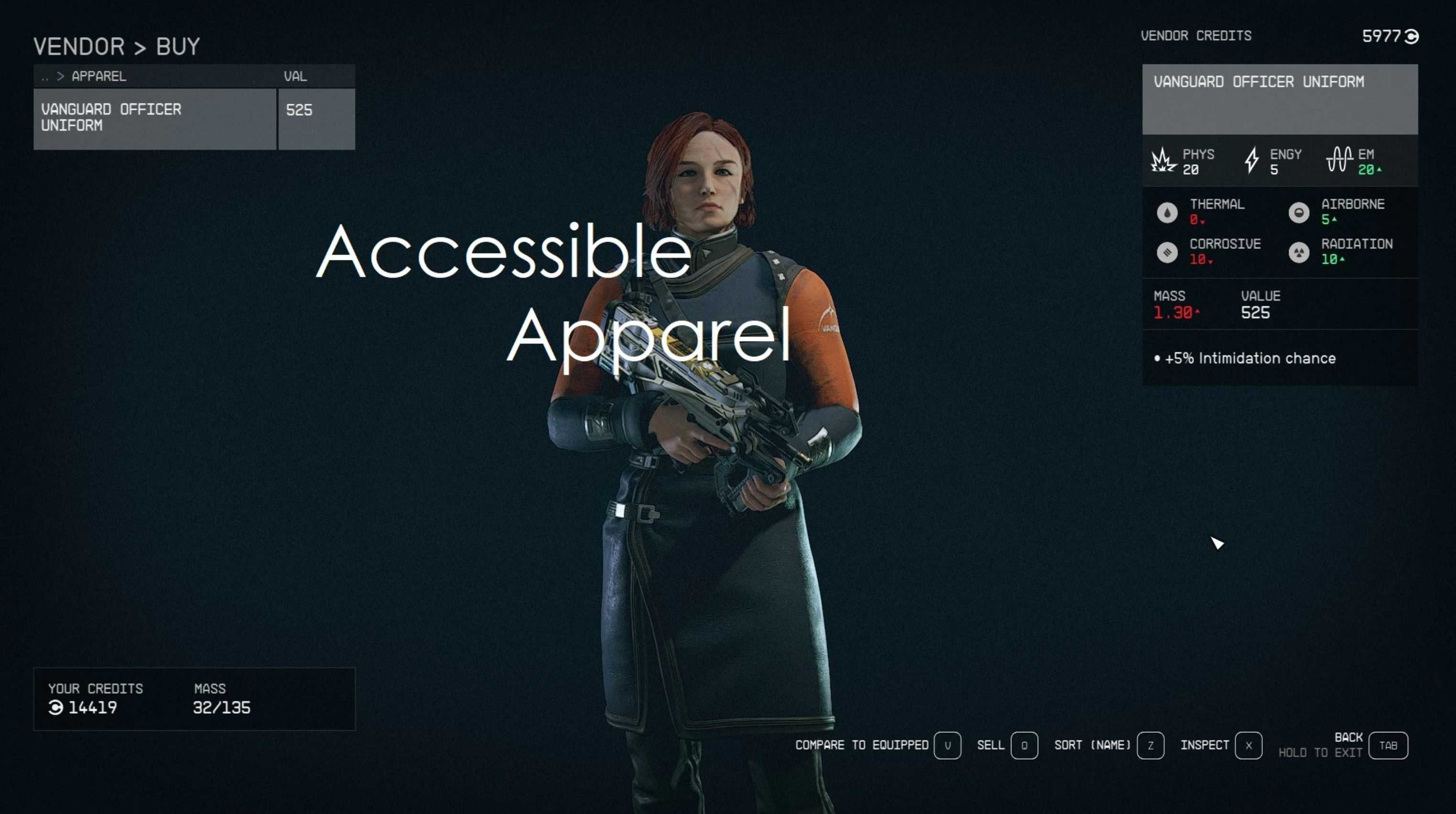 Accessible Apparel