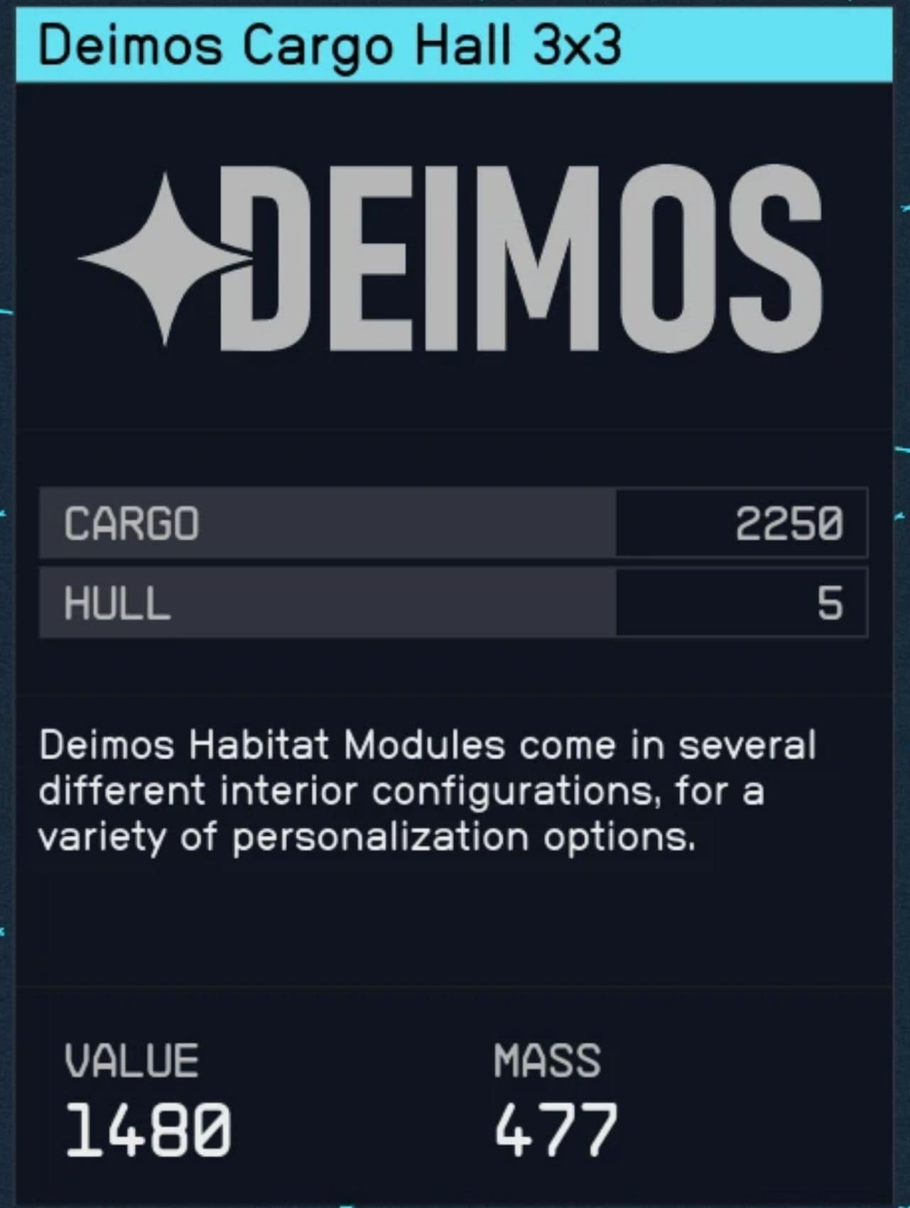 Actually Useful Cargo Habs (with Optional Relative Mass)