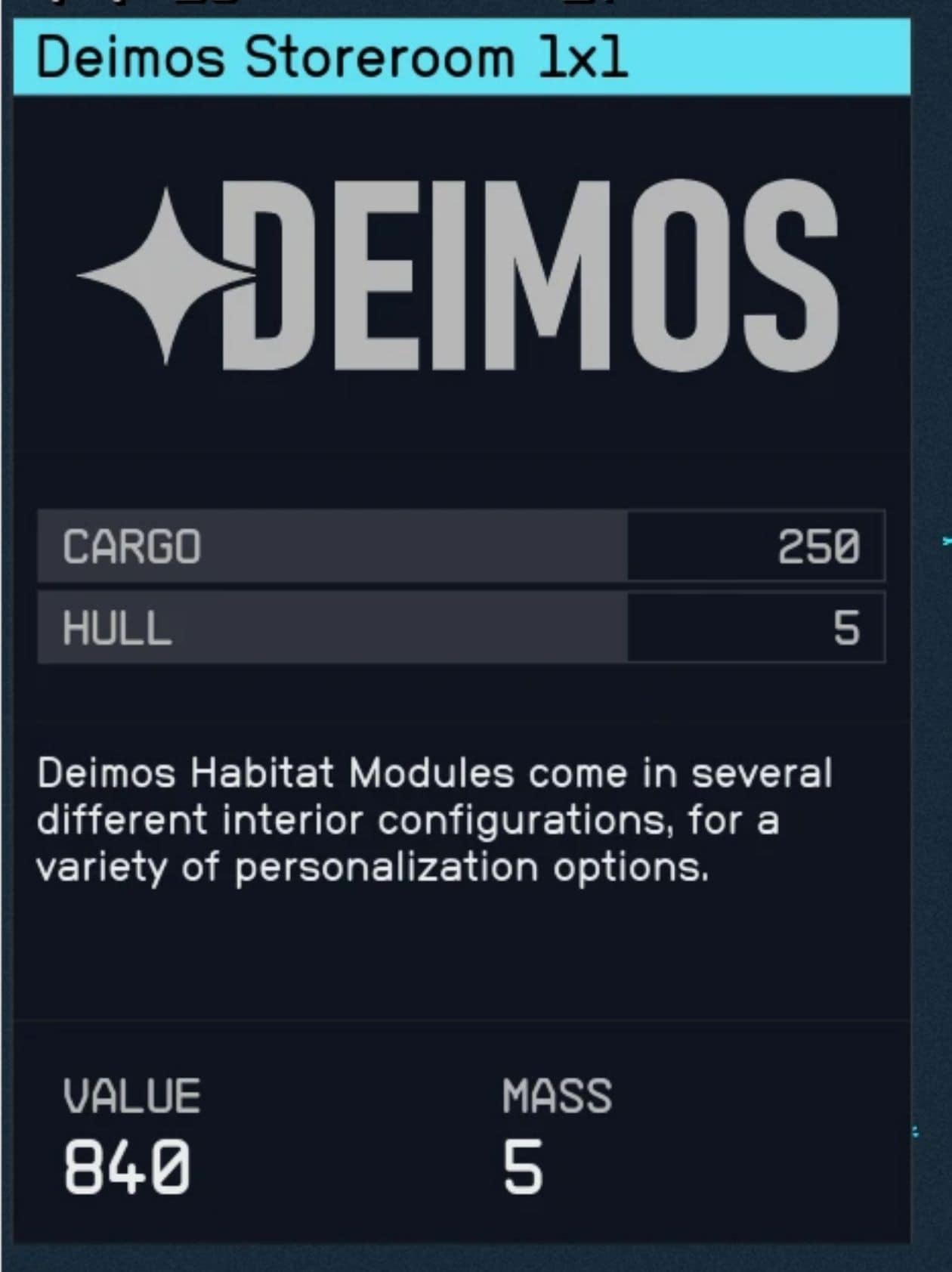 Actually Useful Cargo Habs (with Optional Relative Mass)
