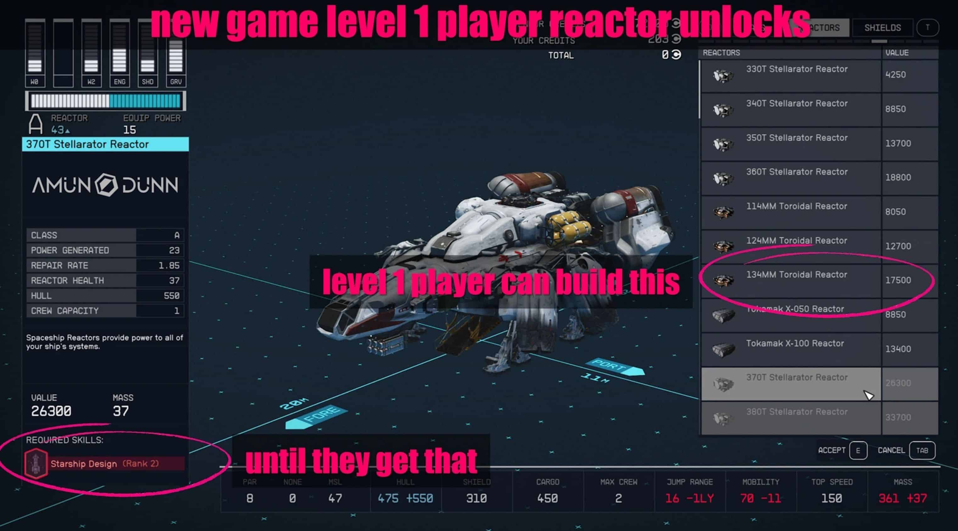 All ship parts unlevelled at all vendors (ESM)