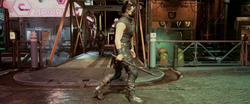 Black Cyber Runner Outfit