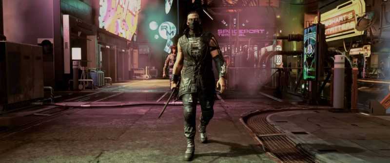 Black Cyber Runner Outfit
