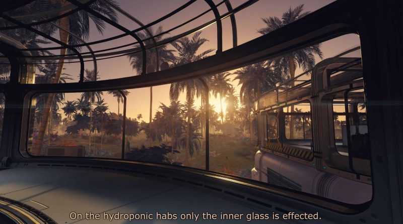 Clear anti-glare glass for outpost windows