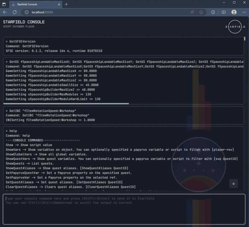 Console API and Web Application