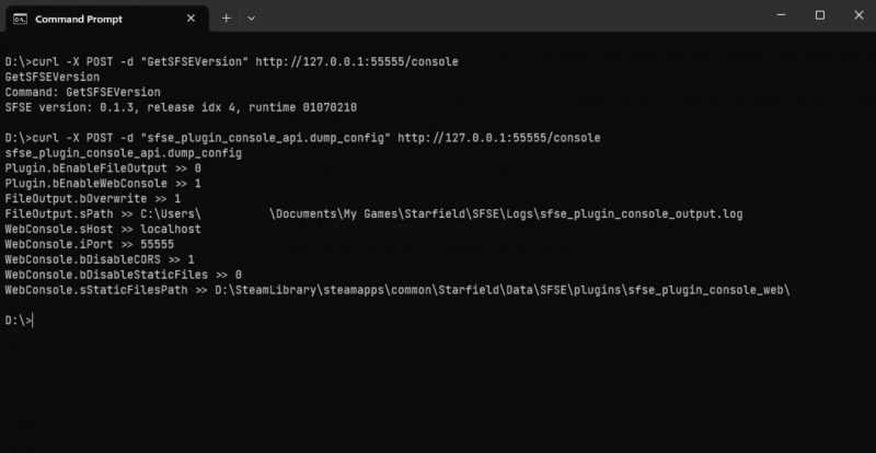 Console API and Web Application