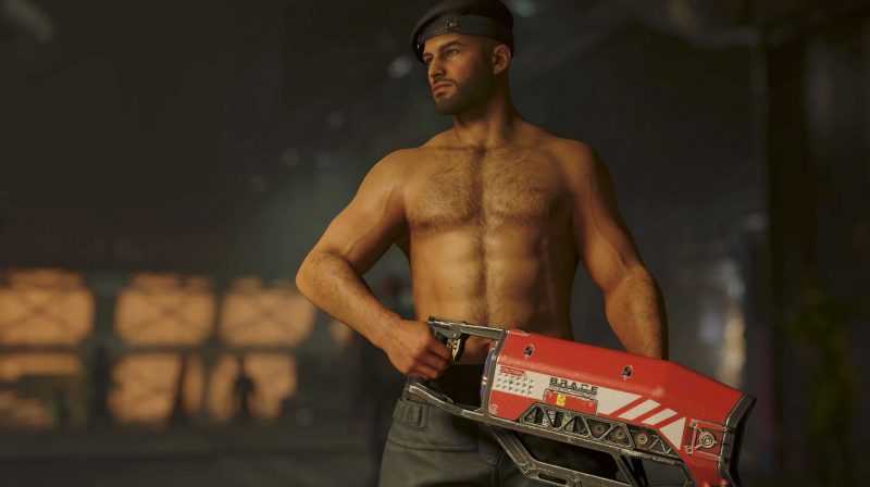 DA – Muscular Male Tone Body Texture – Normal Map 4k