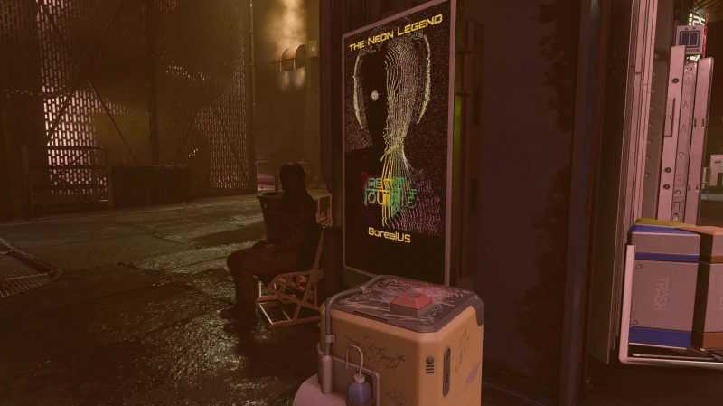 Defaced Sanitation Robot