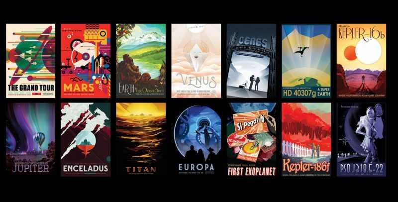 NASA Visions Of The Future Posters Replacer
