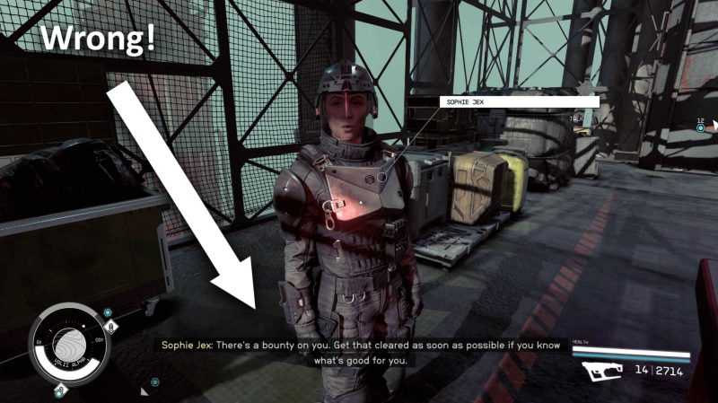 Neon Entrance Bounty Dialog Fix