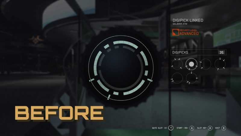No Digipick Menu Background