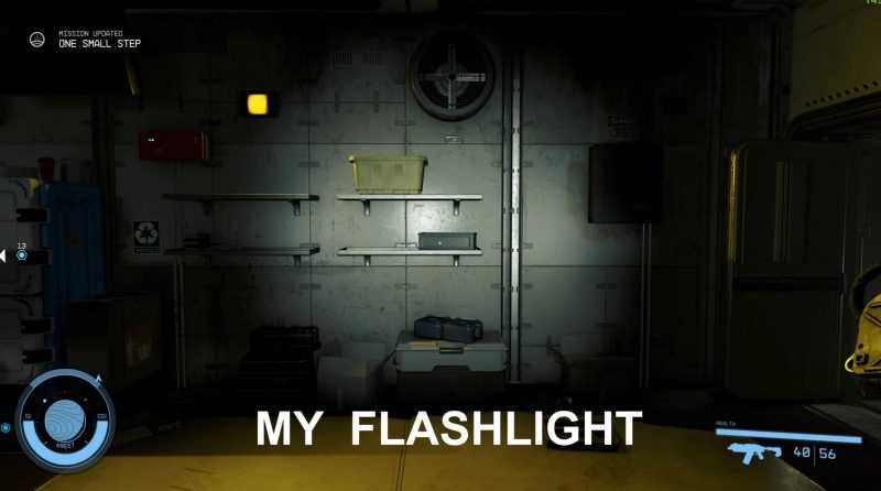 Non-Blinding Flashlight