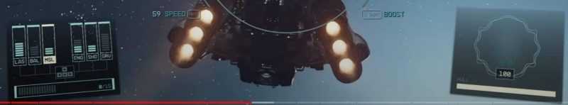 Q’s clean ship hud -shield and power