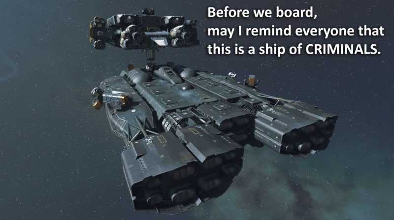 Ship Boarding Crime Faction Fix