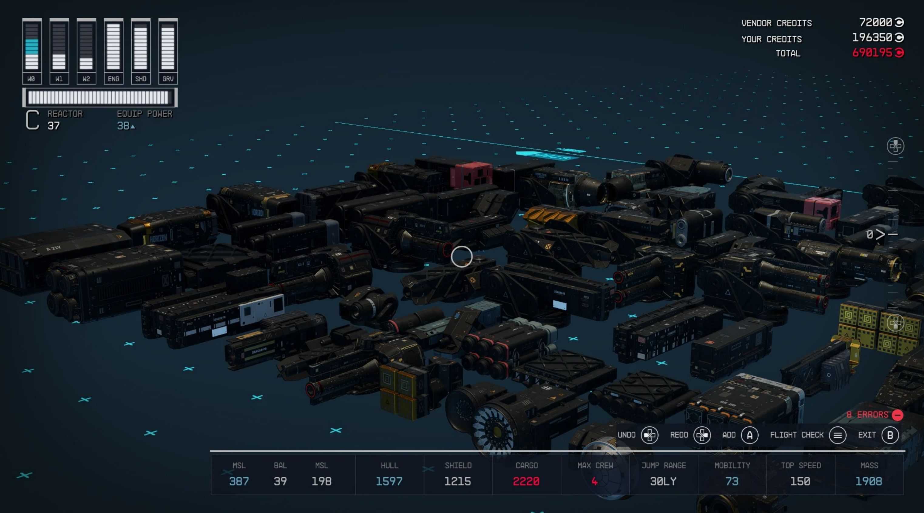 Ship Builder Retexture – Weapon Modules – Black