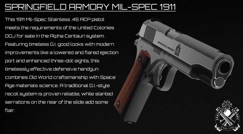 SPRINGFIELD ARMORY 1911 MIL SPEC – A Donut Creation
