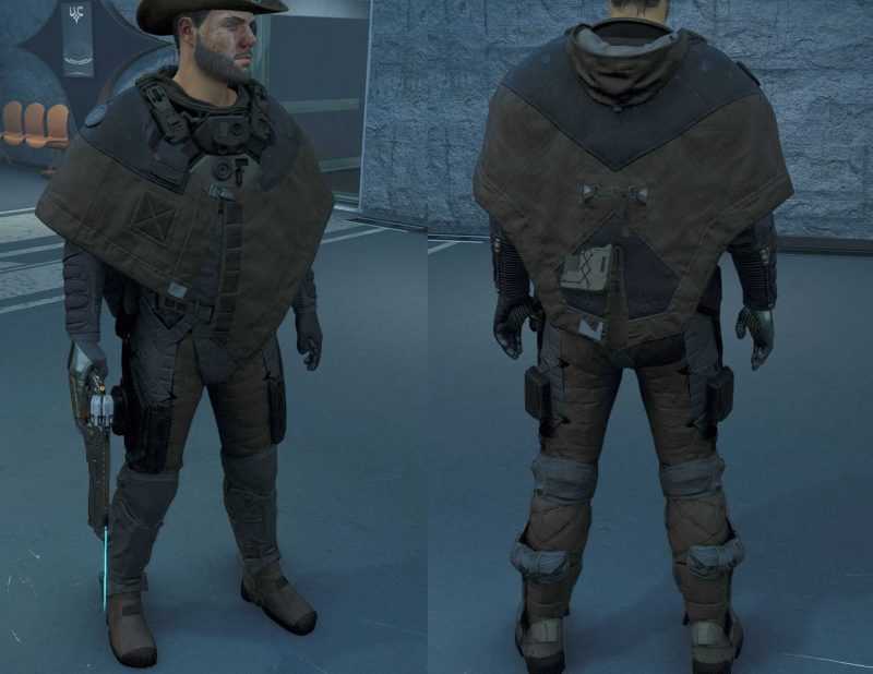 Wandering Gunslinger Spacesuit (Coat and Poncho)