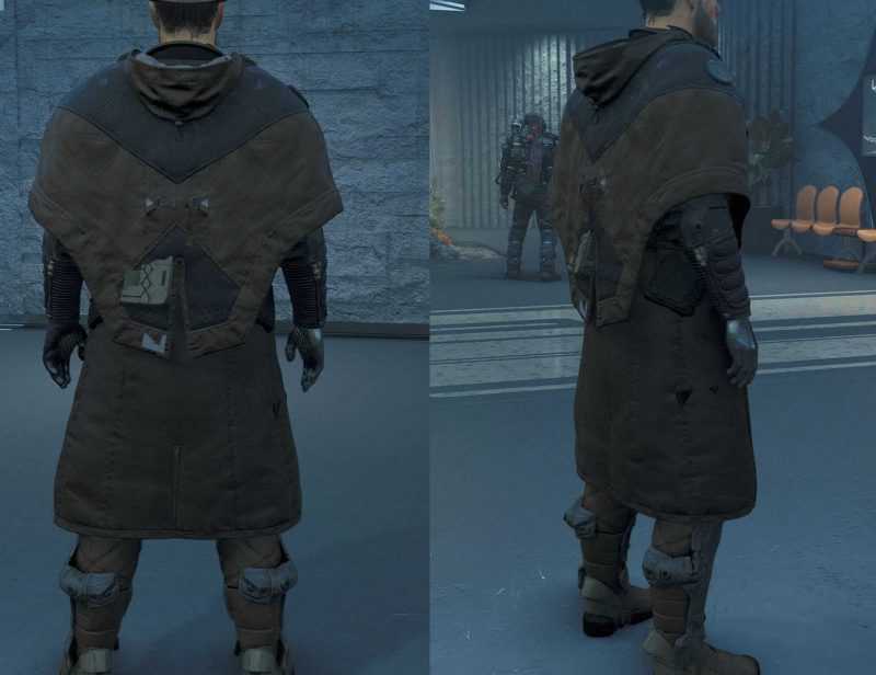 Wandering Gunslinger Spacesuit (Coat and Poncho)