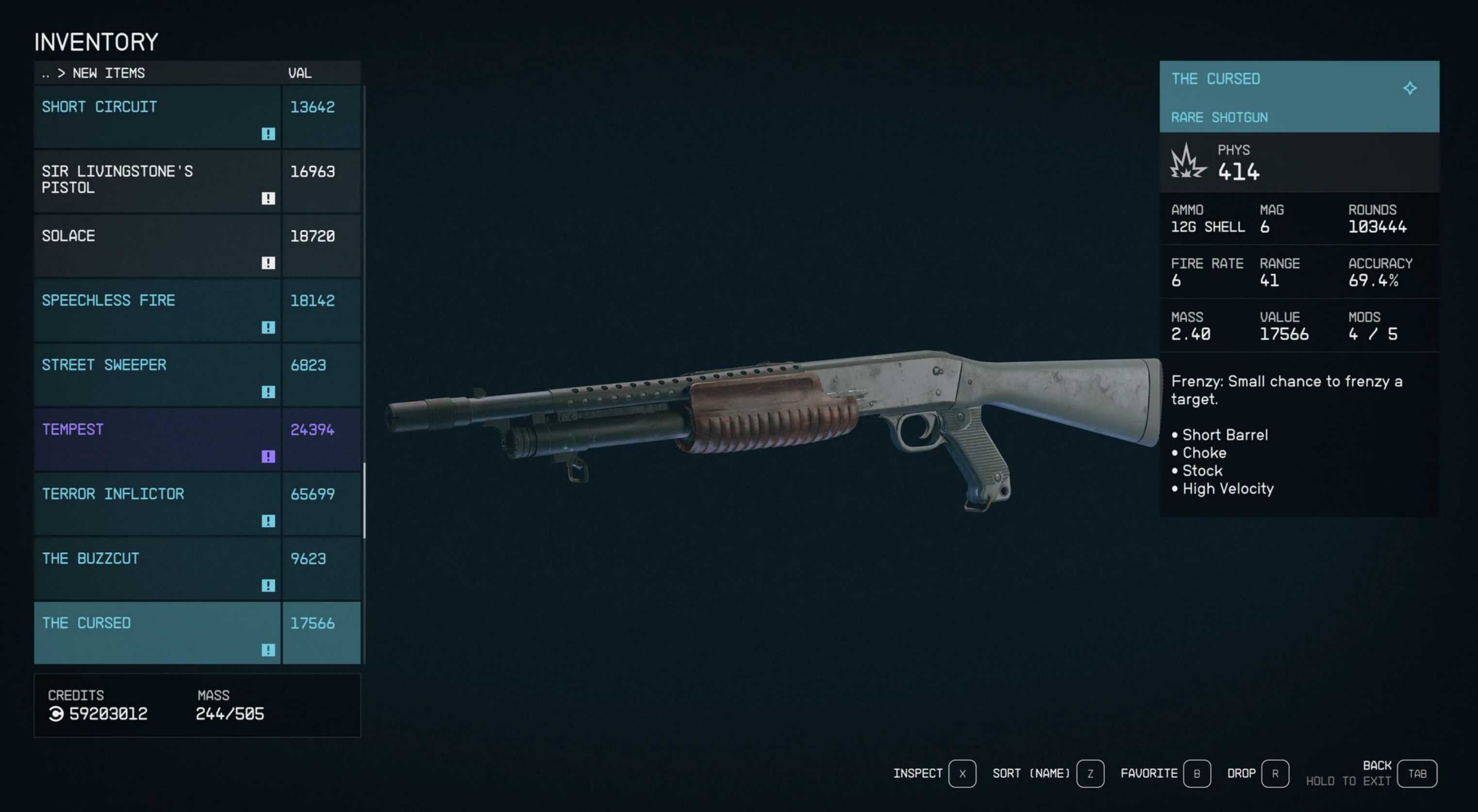 All Unique Weapons