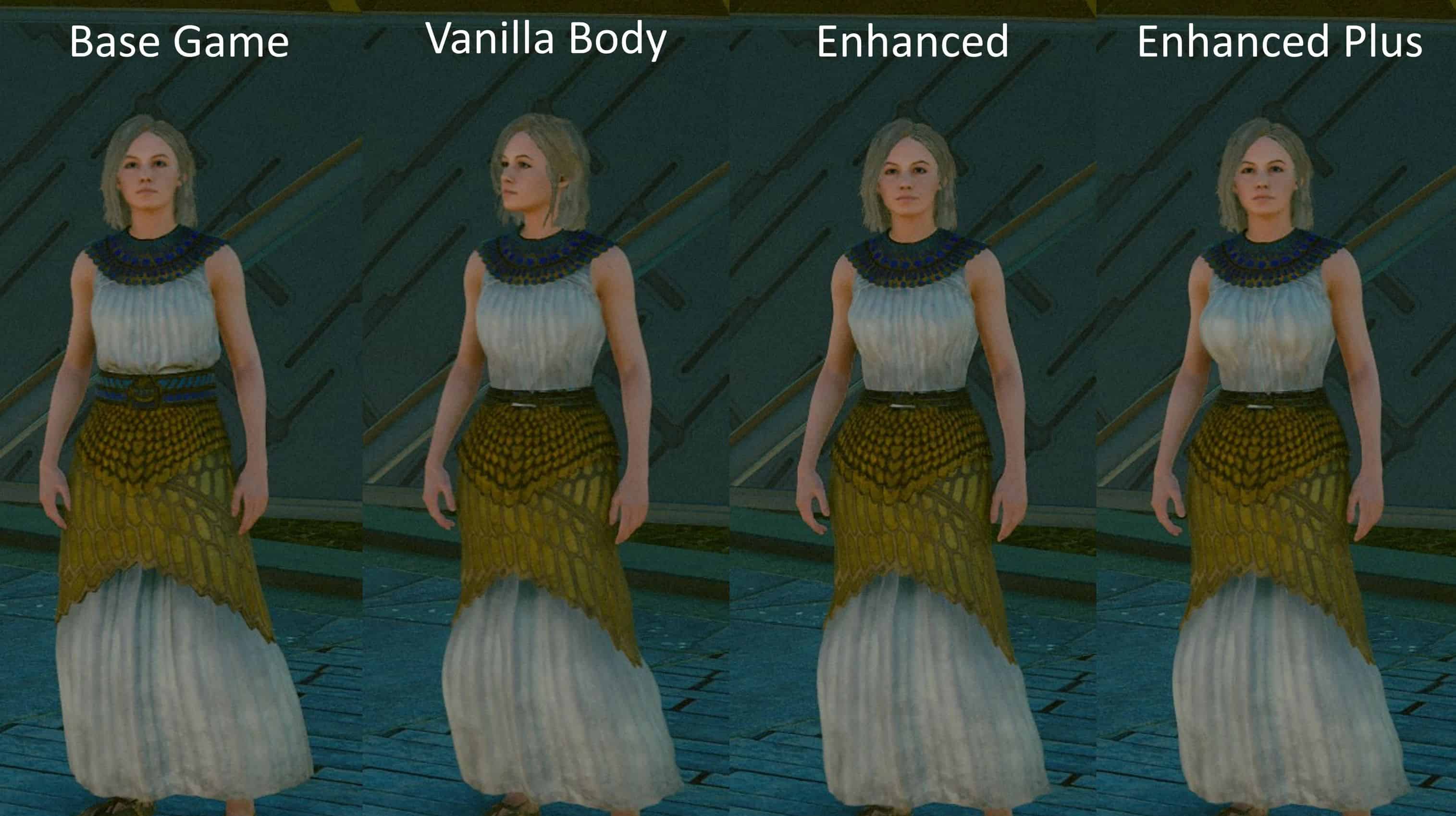 Form-Fitting Amanirenas’ Outfit With Optional Retexture
