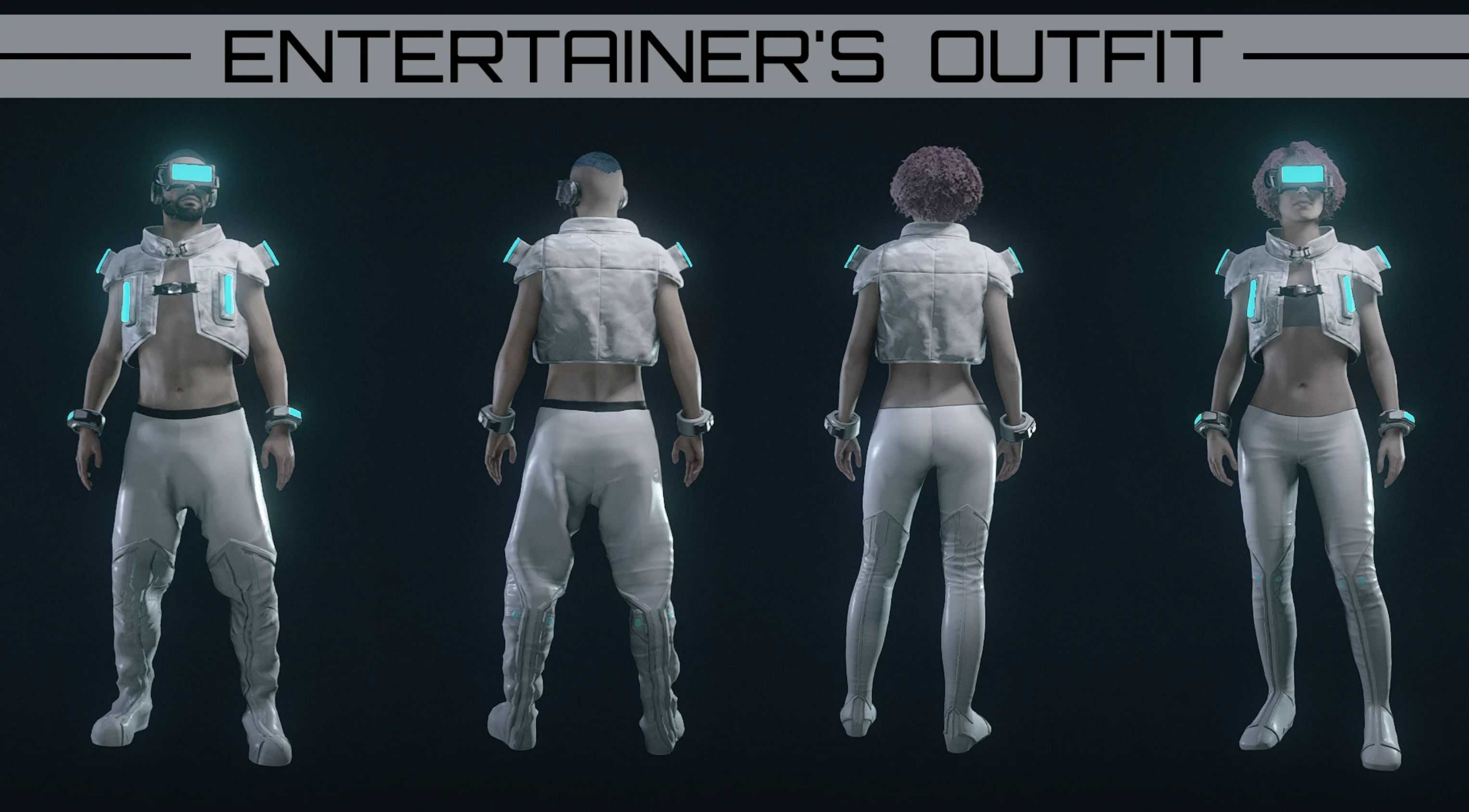Neon Entertainer’s Outfit